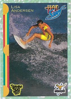 1993 Futera Hot Surf #42 Lisa Andersen Front